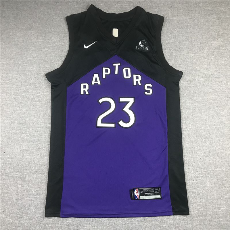 Men Toronto Raptors #23 Vanvleet Purple 2021 Nike Game NBA Jersey